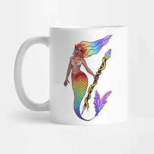 Gay Pride Rainbow Mermaid Mug